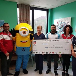 St George FA Charity Shield raises money for St George Hospital Children’s Ward